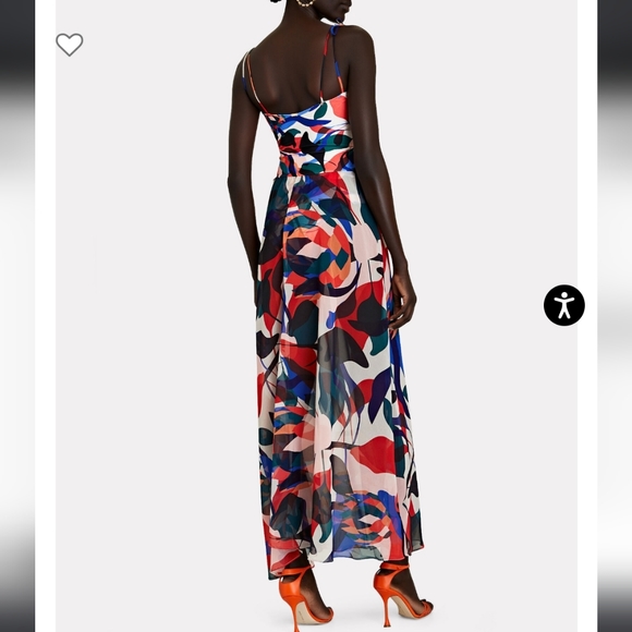 SOLD Patbo Moscow Printed Lace-Up Beach Dress - Picture 4 of 12